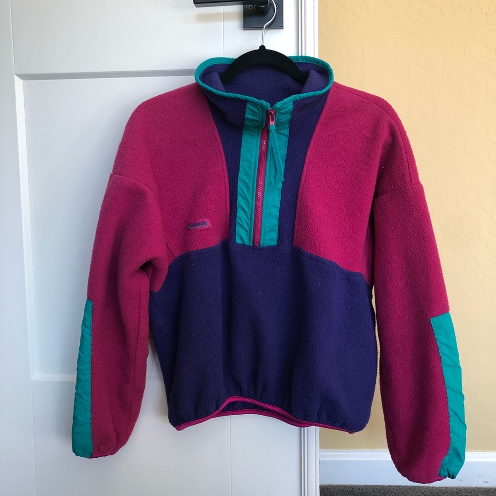 Vintage Columbia half zip